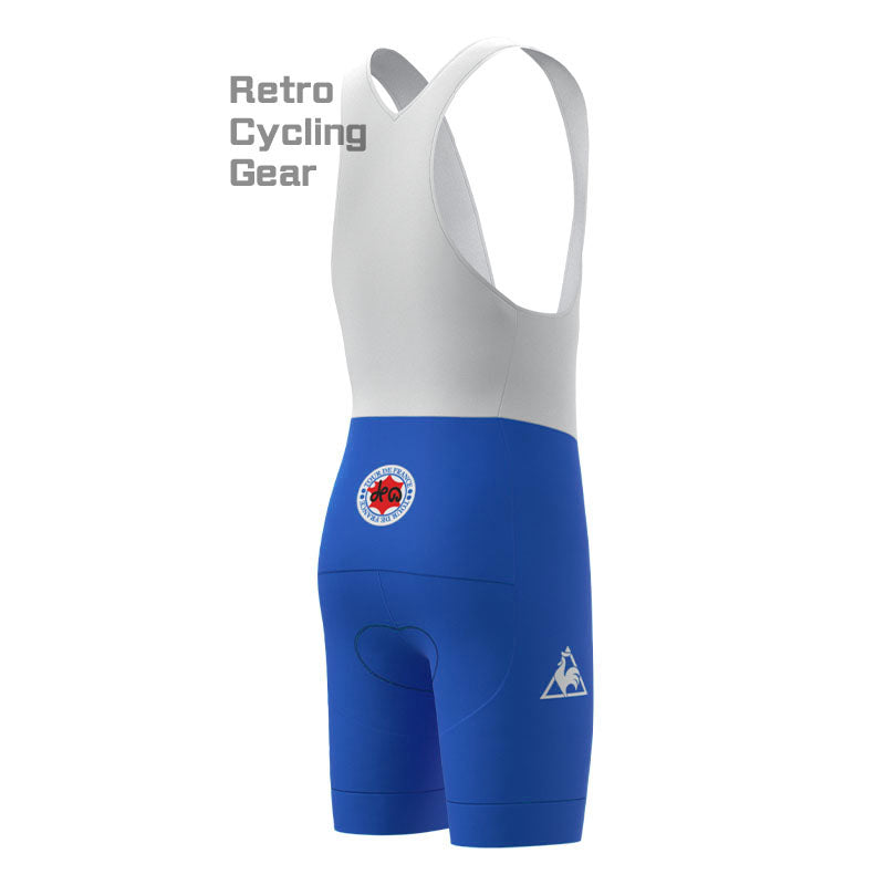 Tour de France Blue Retro Short Sleeve Cycling Kit