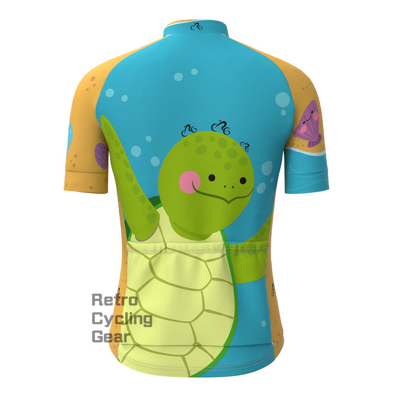 Ocean Cartoon Short Sleeves Cycling Jersey
