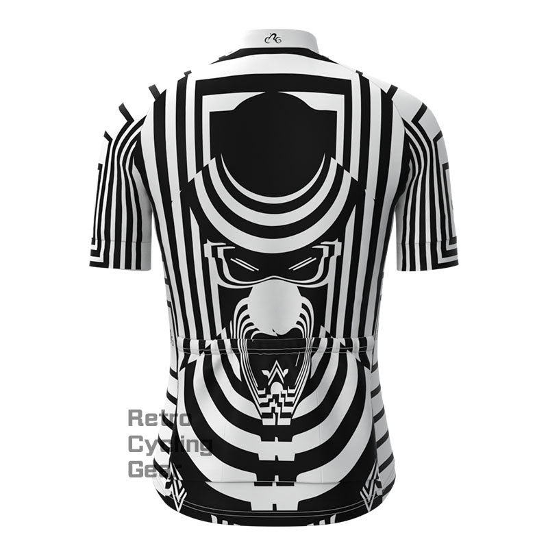 Zebra Mask Short Sleeves Cycling Jersey