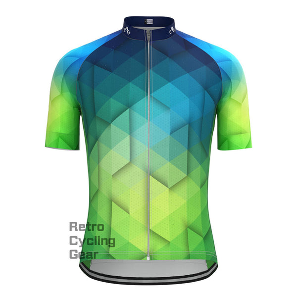 Green Lucite short Short Sleeves Cycling Jersey