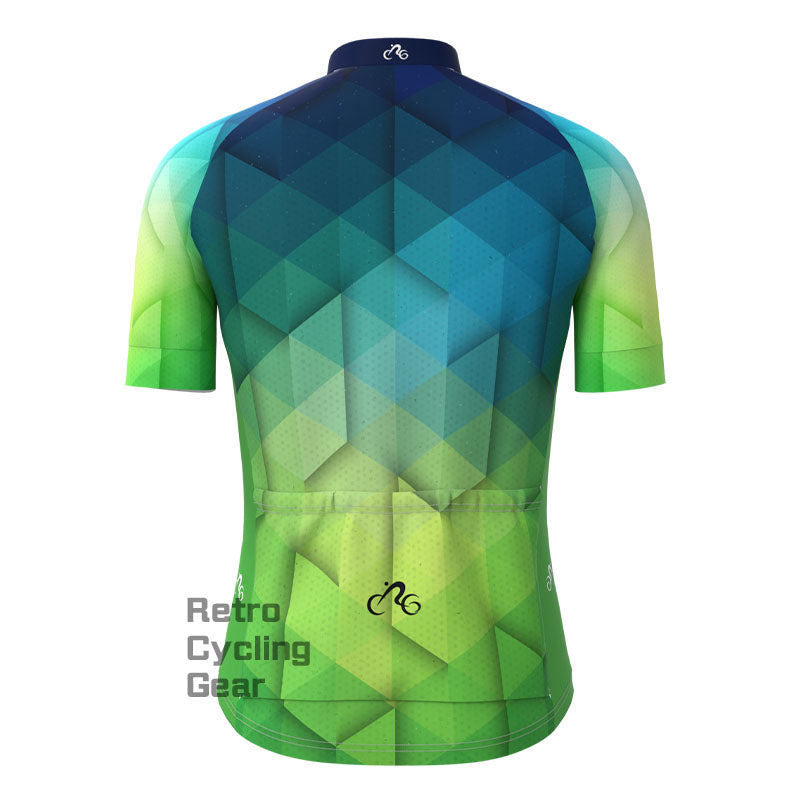 Green Lucite short Short Sleeves Cycling Jersey