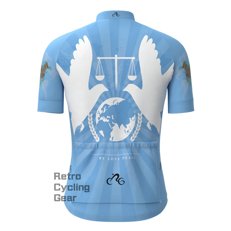 Dove of Peace Short Sleeves Cycling Jersey