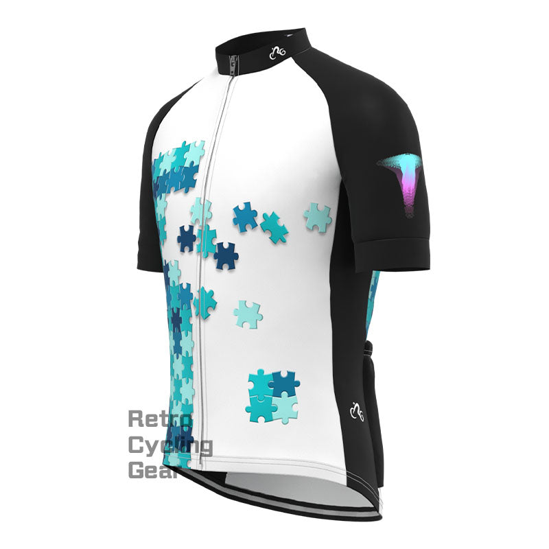 Trendy Puzzles Short Sleeves Cycling Jersey