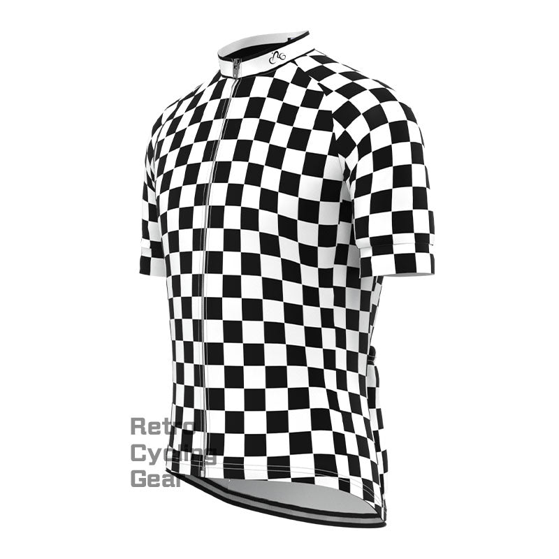 Bicycle Clack Square Short Sleeves Cycling Jersey
