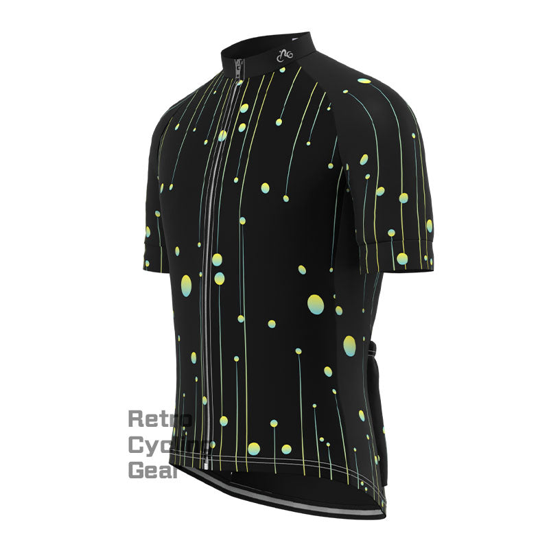 Green Technology Line Short Sleeves Cycling Jersey