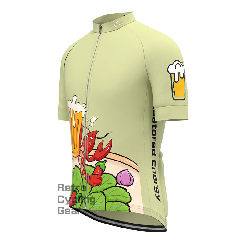 Food Lobster Short Sleeves Cycling Jersey