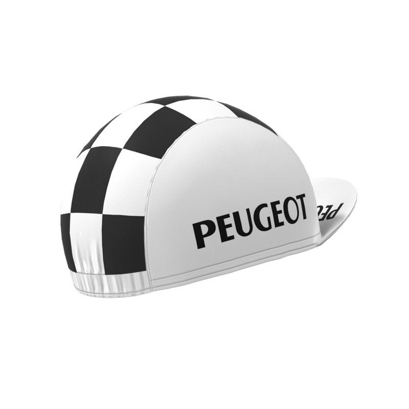 PEUGEOT White Retro Cycling Cap