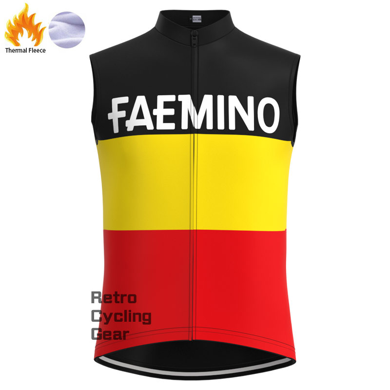 FAEMINO Fleece Retro Cycling Vest