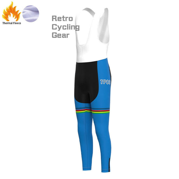 France Fleece Retro Cycling Pants