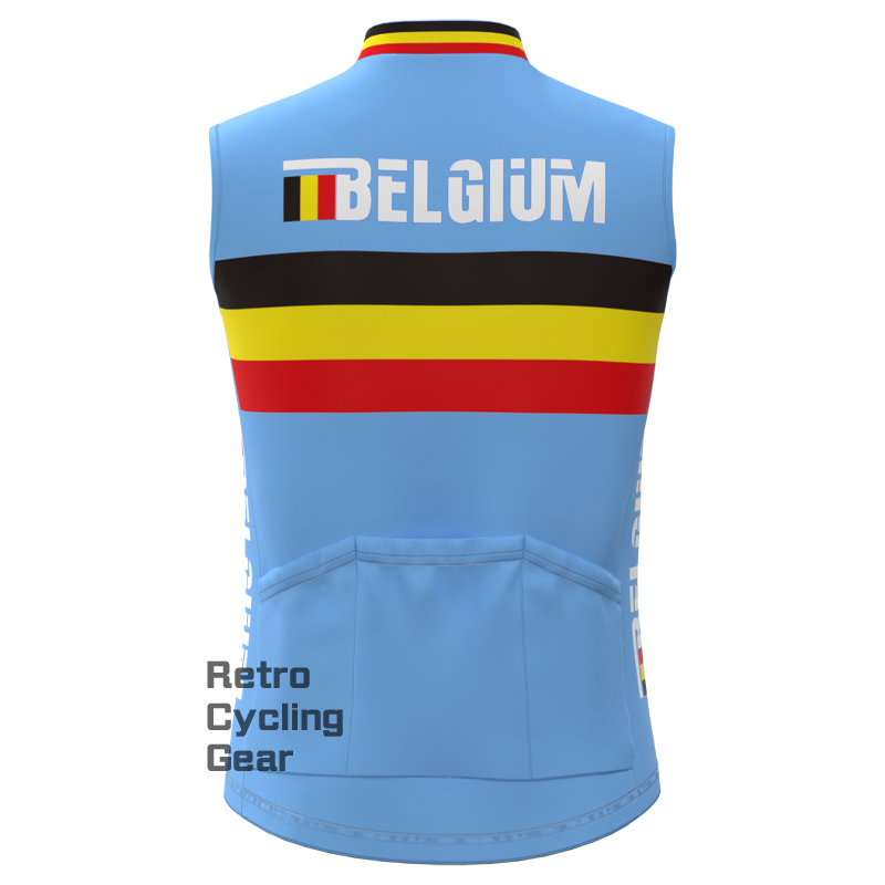 BELGIUM Fleece Retro Cycling Vest