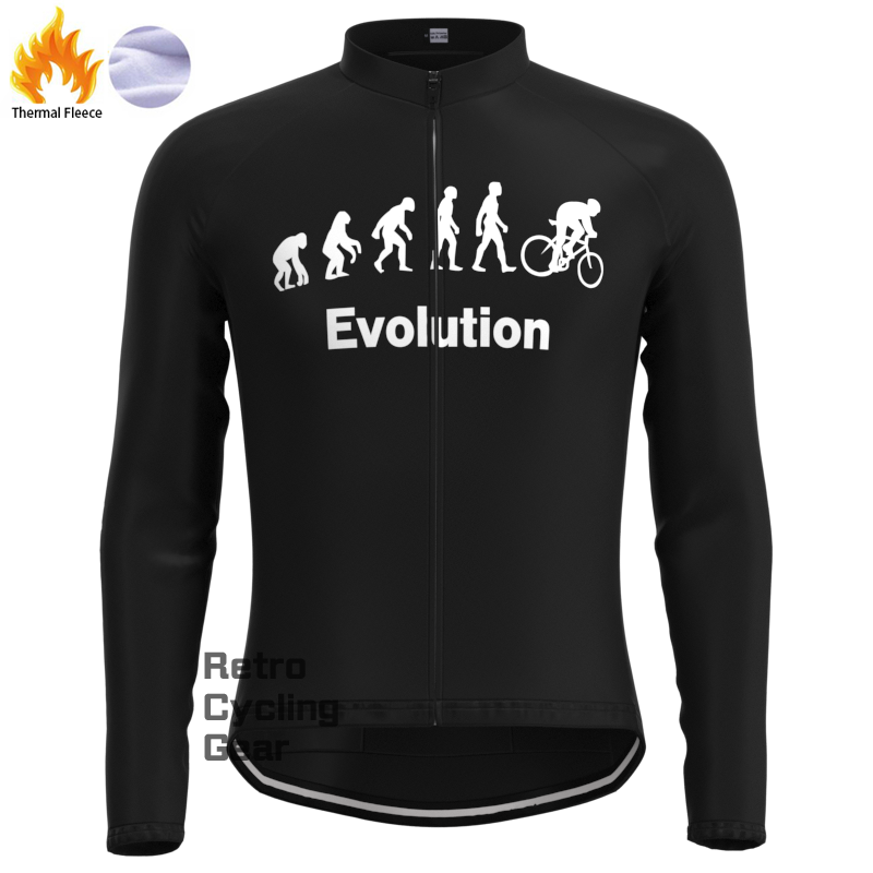 Evolution Fleece Retro-Langarmtrikots