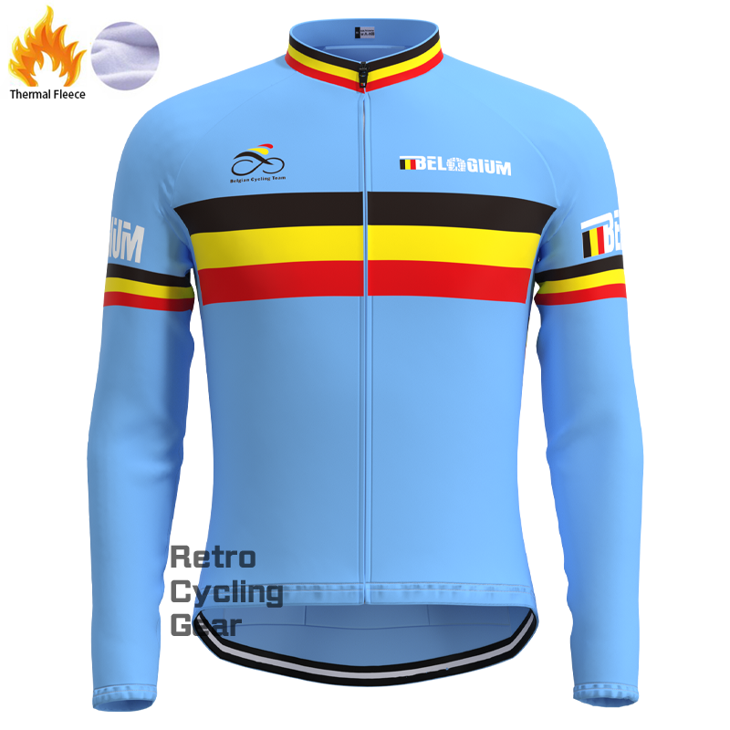 BELGIUM Fleece Retro Cycling Kits