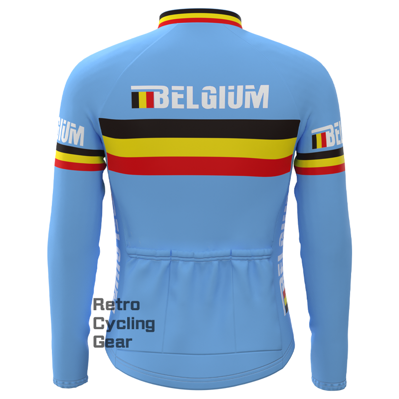 BELGIEN Fleece-Retro-Radsport-Sets