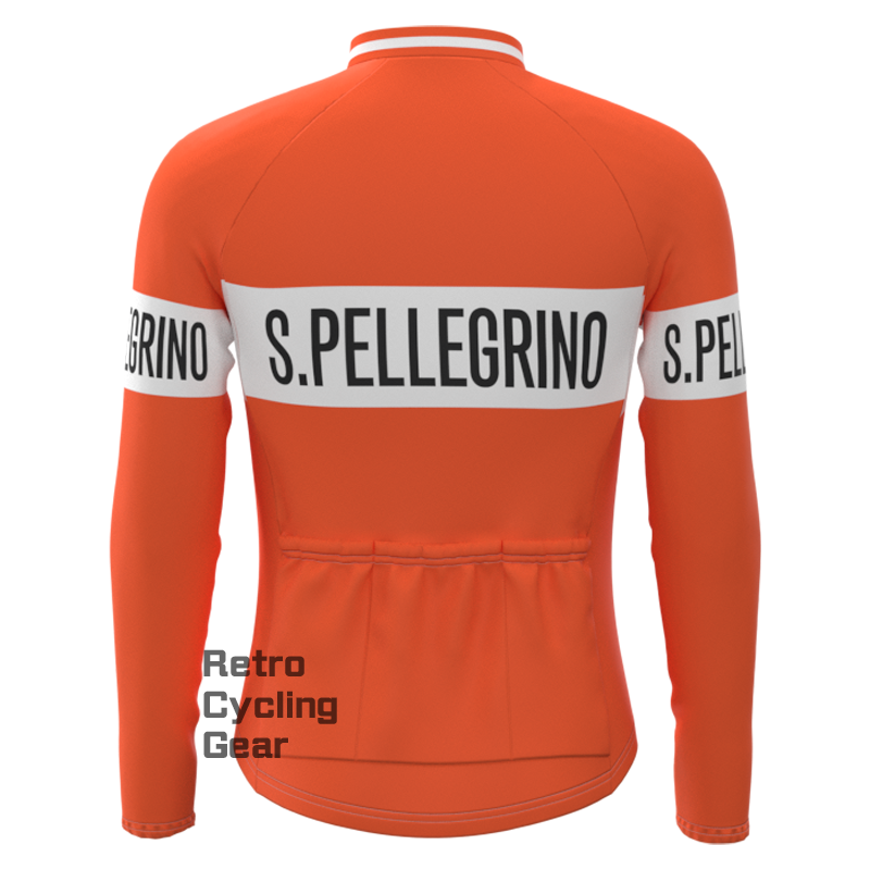 S.PELLEGRINO Fleece-Retro-Langarmtrikots