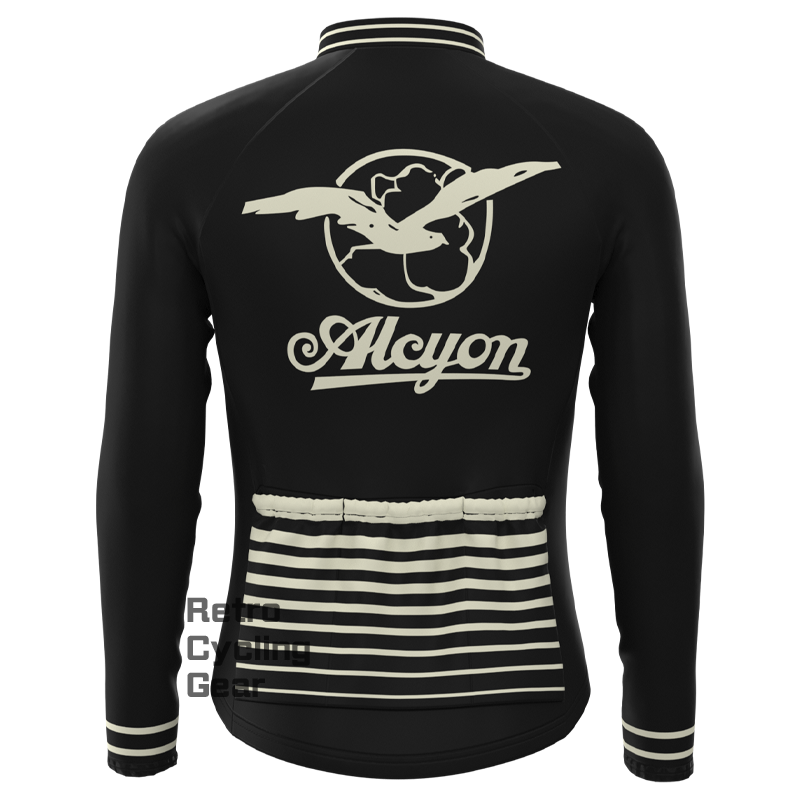 Paris Roubaix Black Fleece Retro Long Sleeves Jerseys