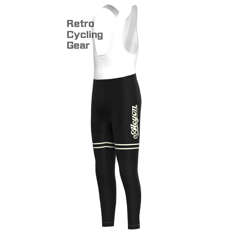 Schwarze Retro-Radhose von Paris Roubaix