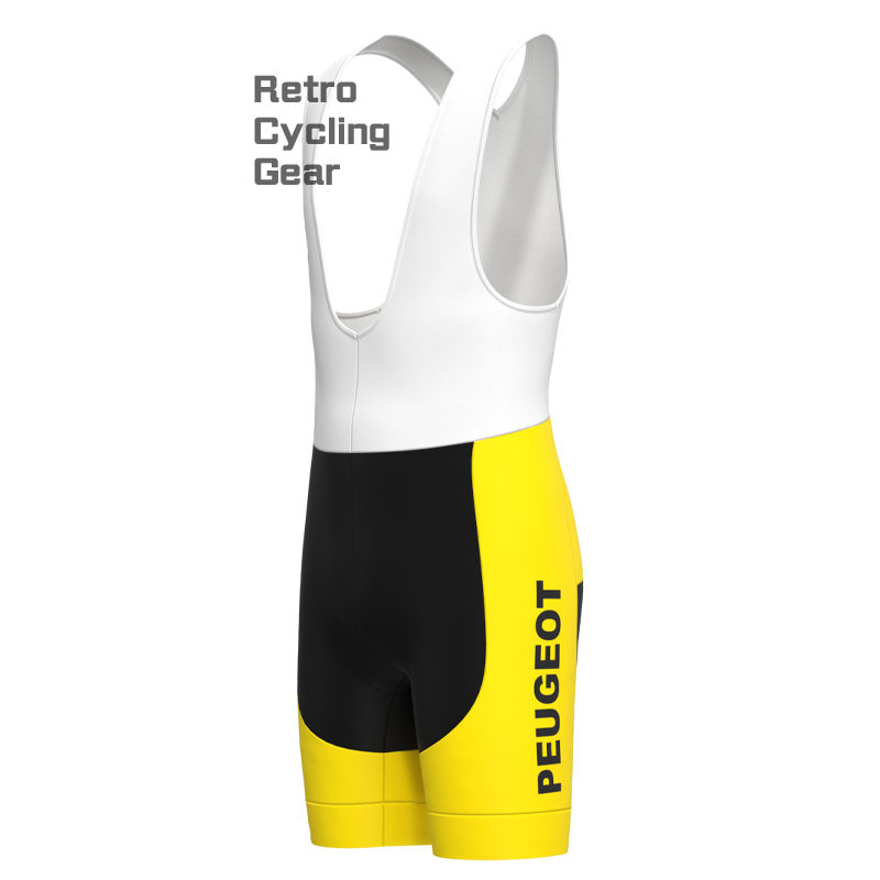 Peugeot Yellow 2 Retro Short Sleeve Cycling Kit