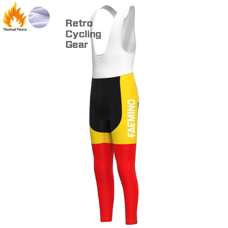 FAEMINO Fleece-Retro-Radsport-Sets