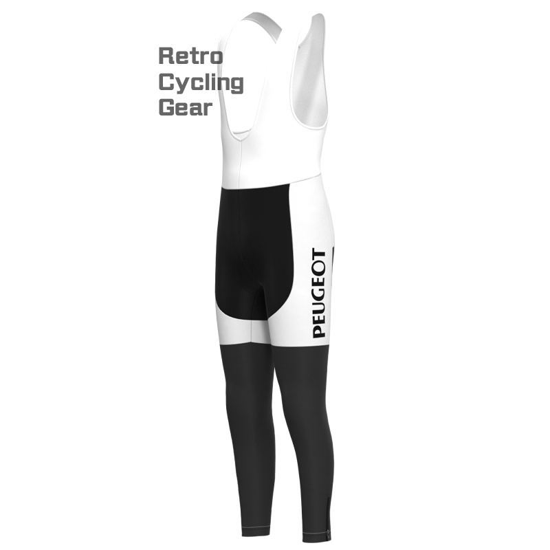 PEUGEOT White Retro Cycling Pants