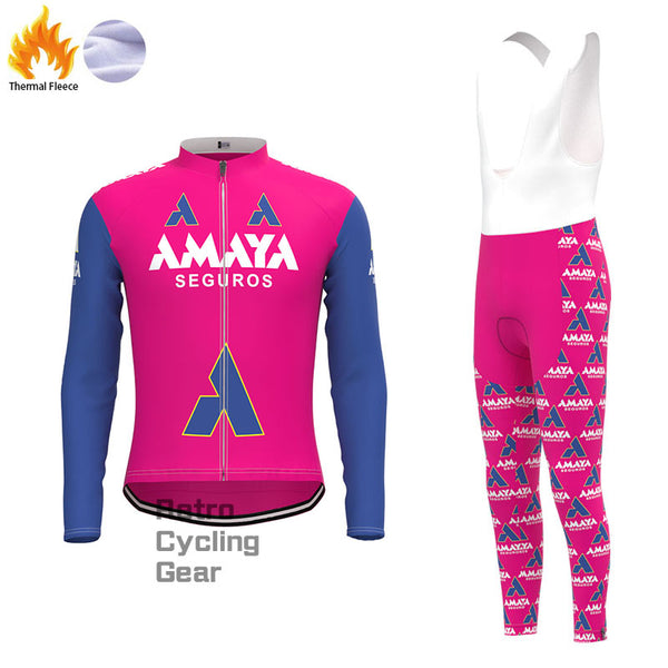 AMAYA Fleece Retro-Radsport-Sets