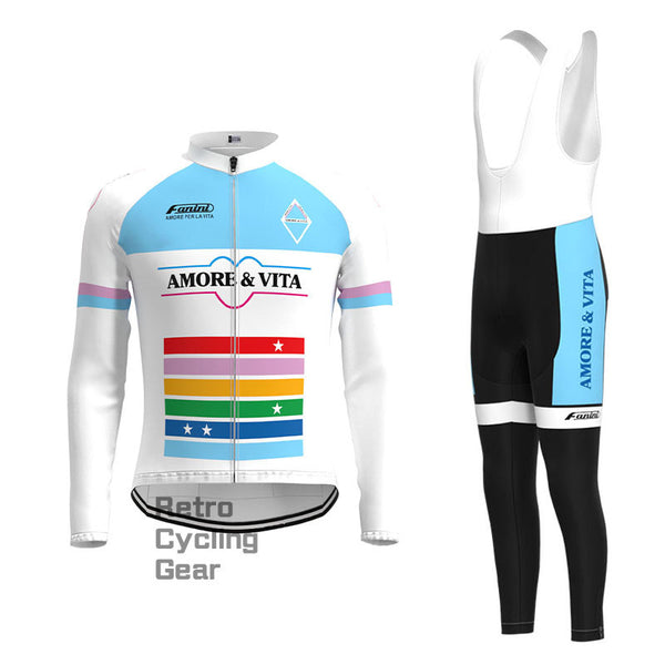 Amore & Vita Retro Long Sleeve Cycling Kits