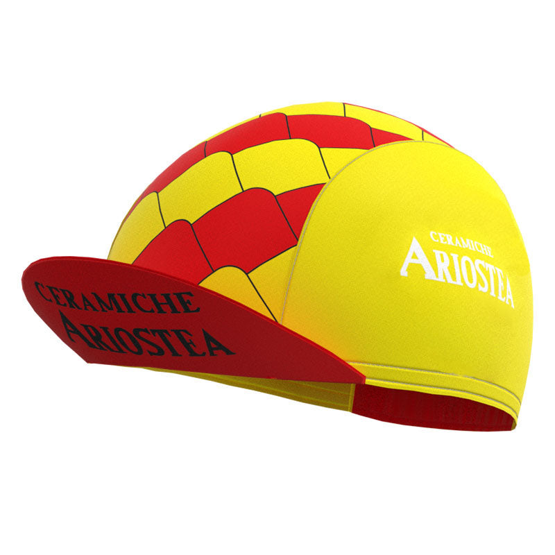 Ariostea Retro-Radsportkappe