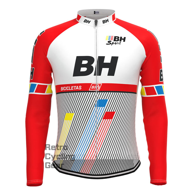 BH Regenbogen-Retro-Langarmtrikot