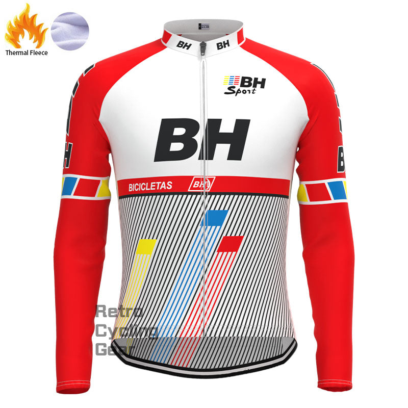 BH Rainbow Fleece Retro Long Sleeves Jerseys