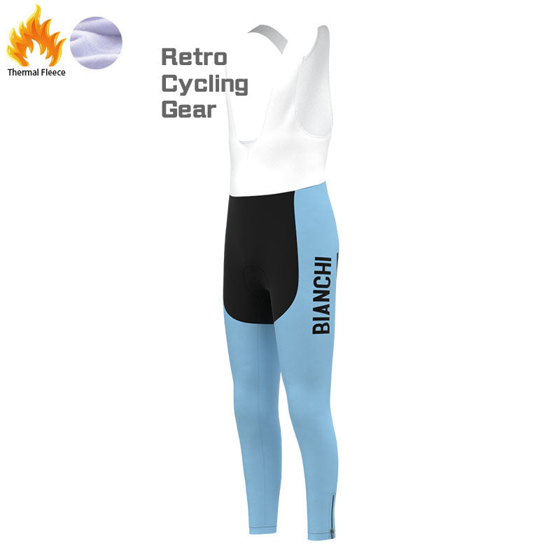 BIANCHI Fleece Retro Cycling Kits