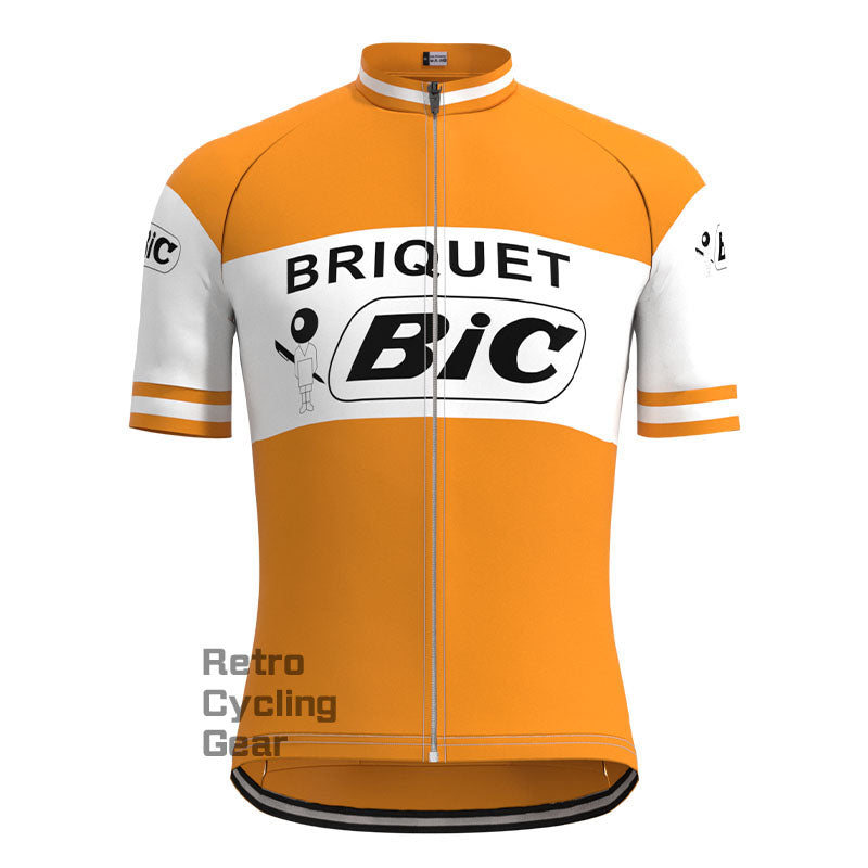 BIC Orange Retro Kurzarmtrikot