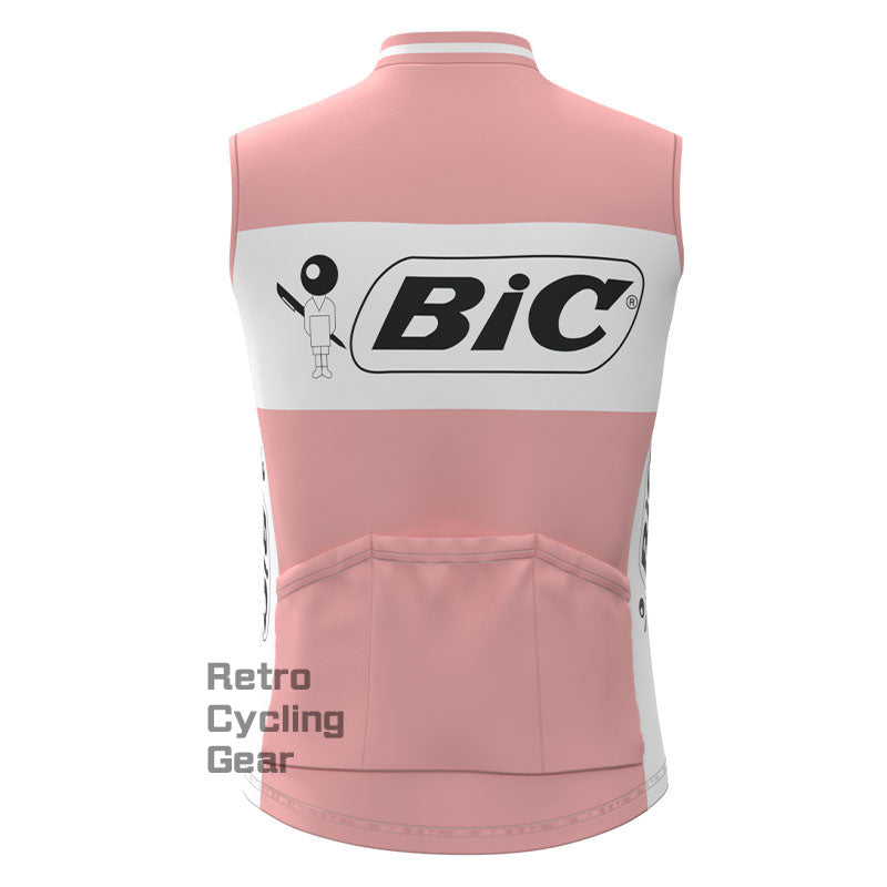 BIC Pink Retro Cycling Vest