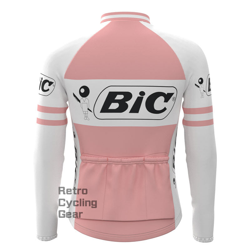 BIC Pink Retro Long Sleeves Jersey