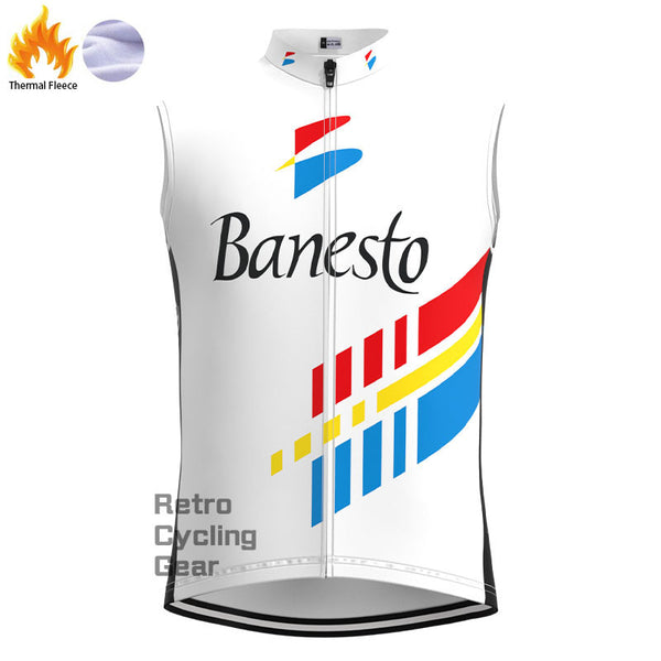 Banesto Fleece Retro Cycling Vest