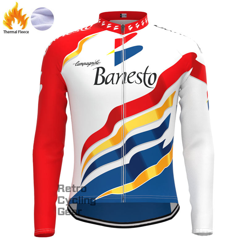 Banesto bunte Fleece-Retro-Radsport-Sets