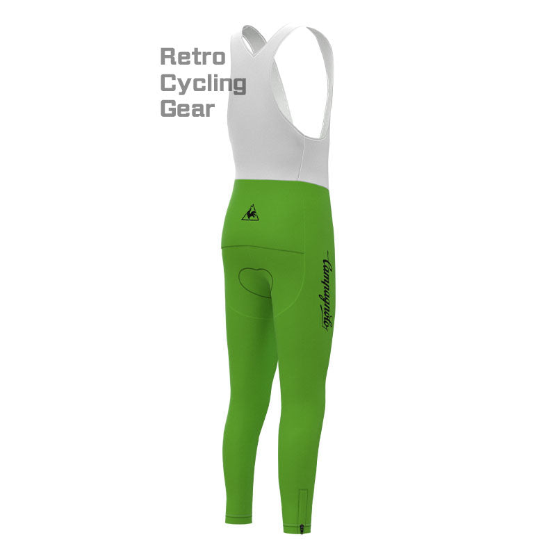 Bianchi Green Fleece Retro Cycling Pants