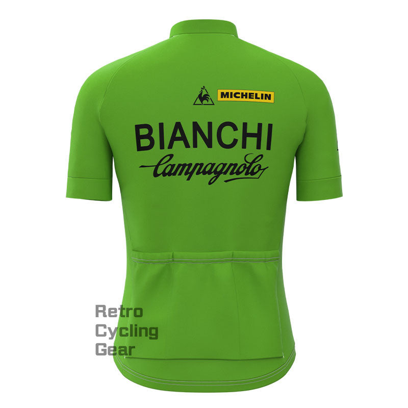 Bianchi Green Retro Kurzarmtrikot