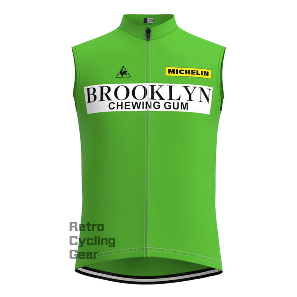 Brooklyn Green Retro Cycling Vest