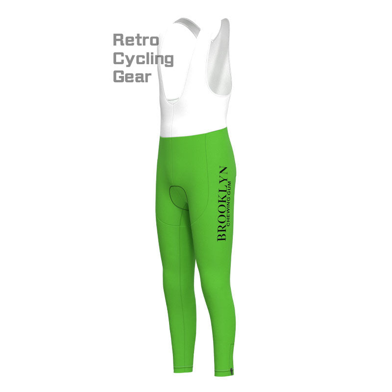 Brooklyn Green Retro Langarm-Radsport-Set