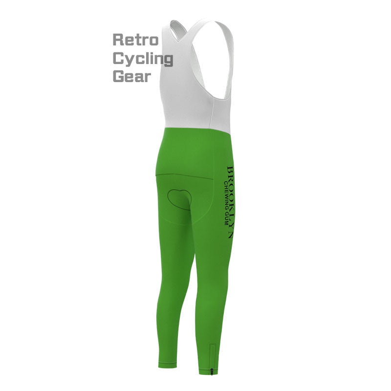 Brooklyn Green Retro Long Sleeve Cycling Kit