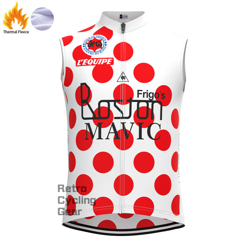 Bsston Fleece Retro Cycling Vest