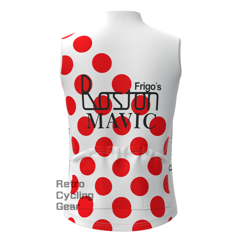 Bsston Fleece Retro Cycling Vest