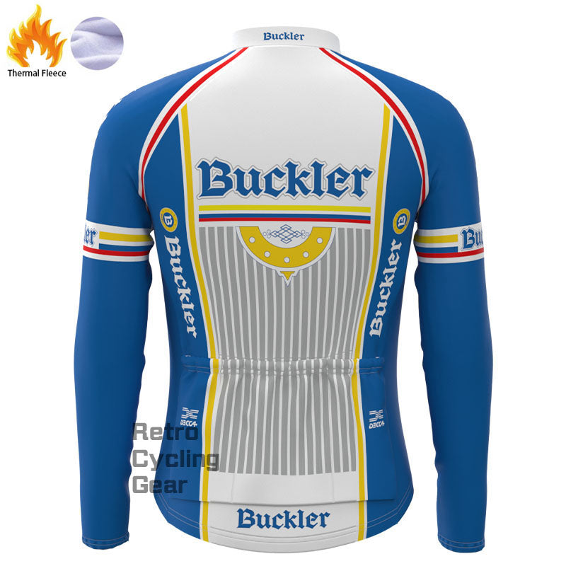 Buckler Fleece Retro-Langarmtrikots