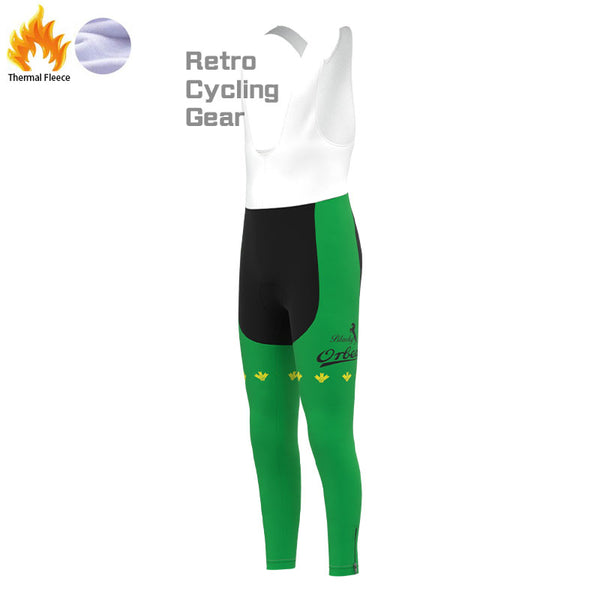 CAIA RURAL Green Fleece Retro Cycling Pants