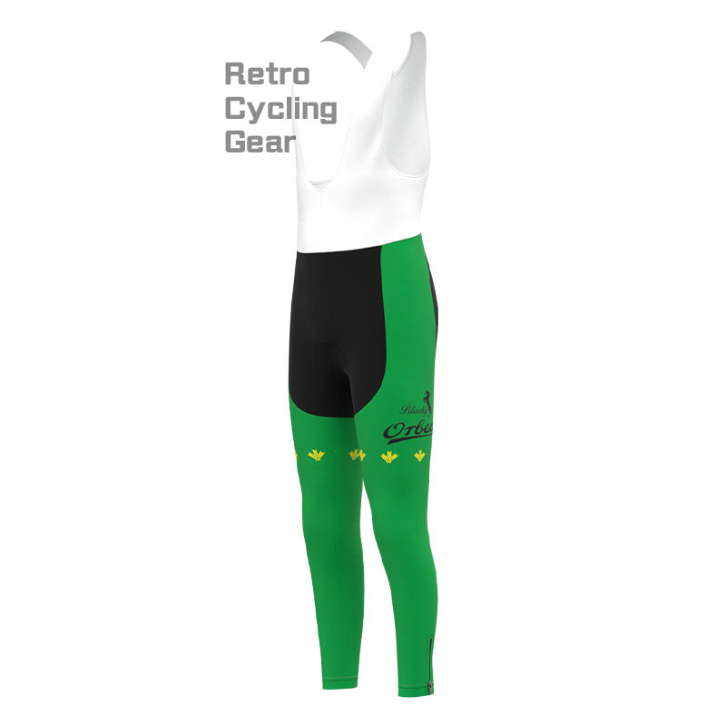 CAIA RURAL Green Retro Long Sleeve Cycling Kit