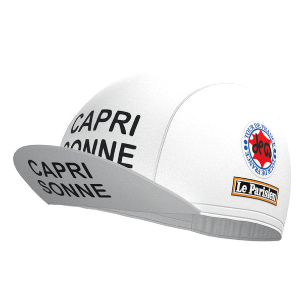 CAPRI White Retro Cycling Cap
