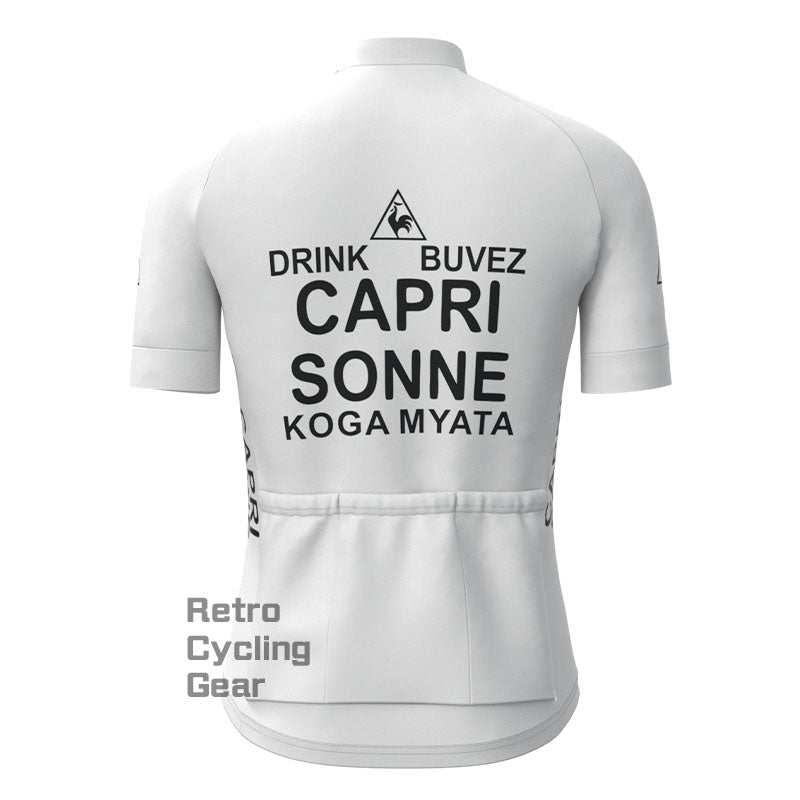 CAPRI White Retro Short sleeves Jersey