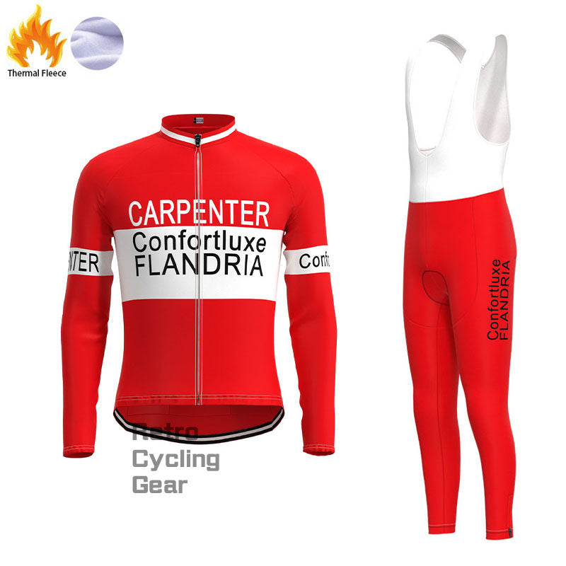 CARPENTER Fleece-Retro-Radsport-Sets