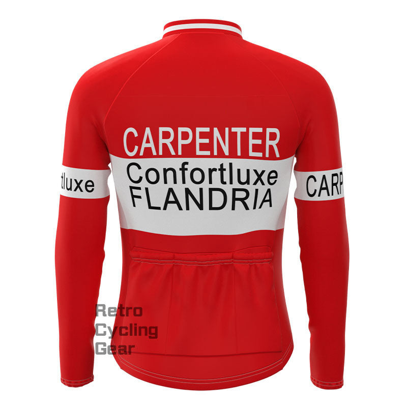 CARPENTER Fleece-Retro-Langarmtrikots