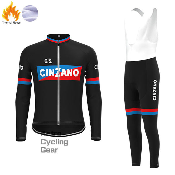 CINZANO Fleece Retro-Radsport-Sets