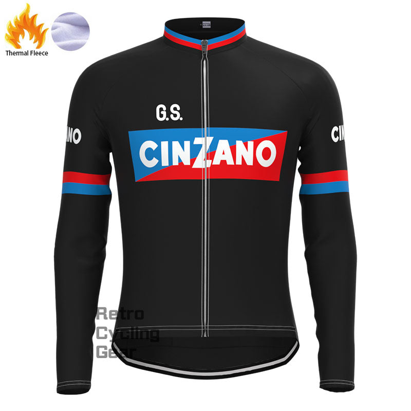 CINZANO Fleece Retro-Radsport-Sets